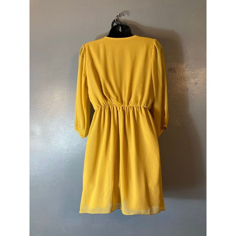 Sweet storm yellow mini dress - Picture 6 of 6